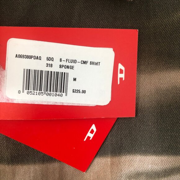 Diesel Shirt S Fluid CMF Shirt Size M - Picture 5 of 16